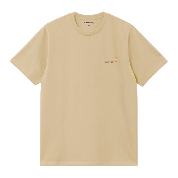Carhartt WIP S/S American Script T-Shirt - Rattan