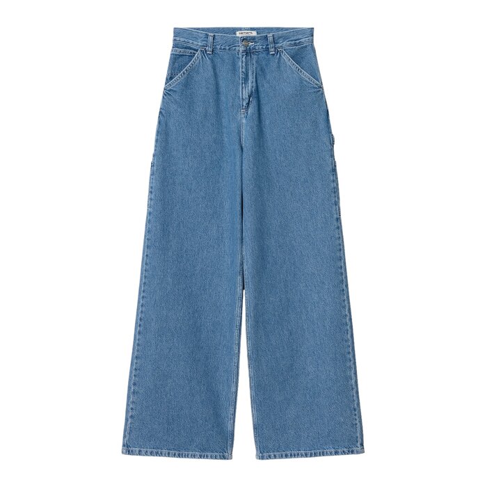 Carhartt WIP W' Jens Pant - Blue (Heavy Stone wash)