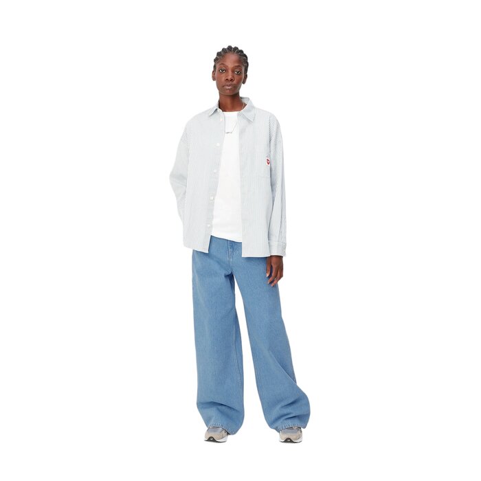 Carhartt WIP W' Jens Pant - Blue (Heavy Stone wash)