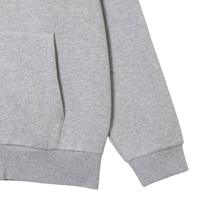 Lacoste Sweatshirt Zippé Lacoste avec Poche Kangourou - Gris Clair