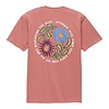 Dual Bloom S/S Tee - Withered Rose