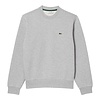 Sweatshirt en molleton gratté de coton biologique - Gris Chiné Clair