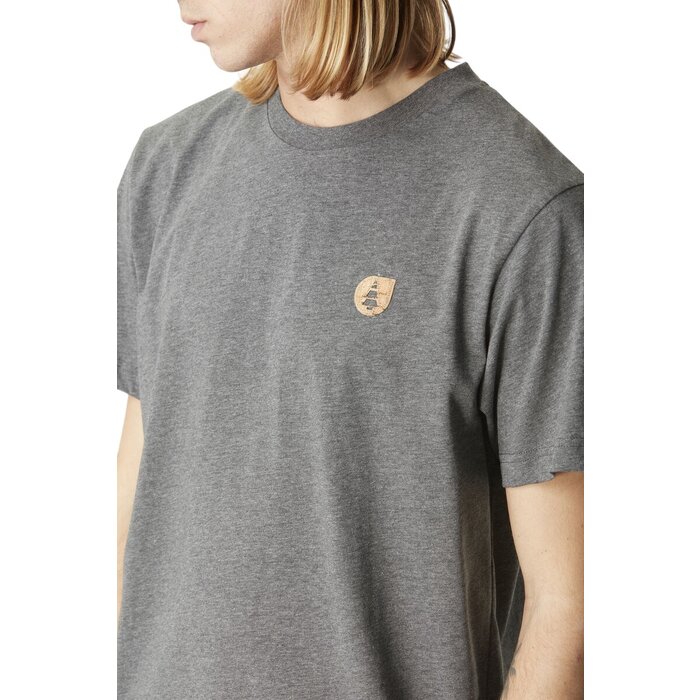 Picture Lil Cork Tee - Dark Grey Melange