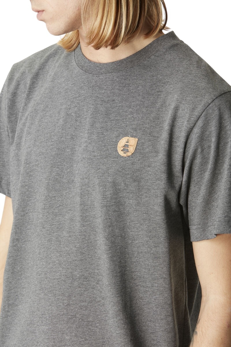 Picture Lil Cork Tee - Dark Grey Melange