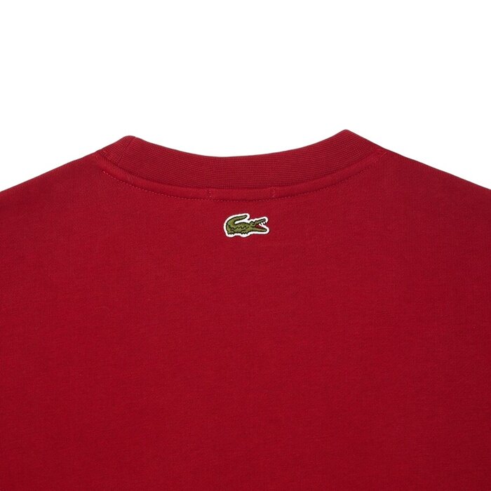 Lacoste Sweatshirt Jogger Avec Imprimé Signature - Rouge