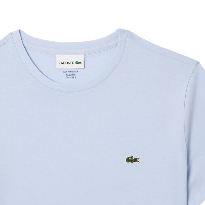 Lacoste T-shirt col rond - Bleu Clair