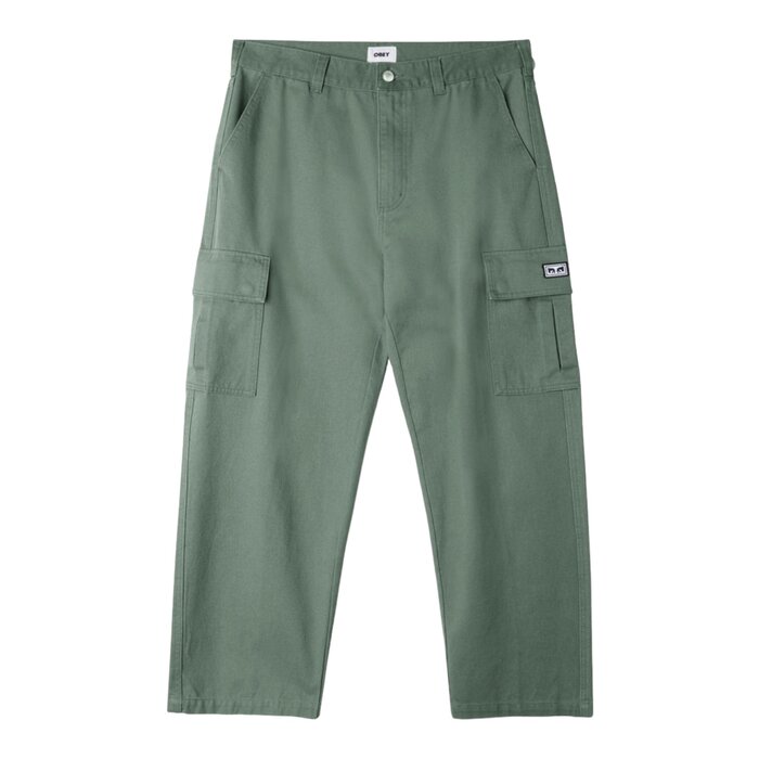 Obey Bigwig Baggy Twill Cargo Pant - Laurel Wreath