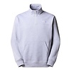 M' Essential Qz Crew - Light Grey Heather