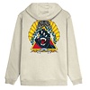 Natas Screaming Panther Hoodie - Light Grey