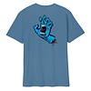 Screaming Hand Chest T-Shirt - Dusty Blue