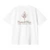 W' S/S Carhartt Please T-shirt - White/Bordeaux