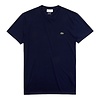 T-shirt col rond en Jersey - Bleu Marine
