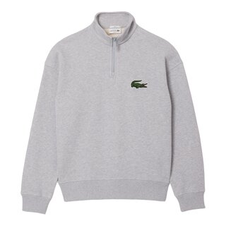 Lacoste Sweatshirt Jogger Unisexe Zippé En Coton Biologique - Gris Chiné