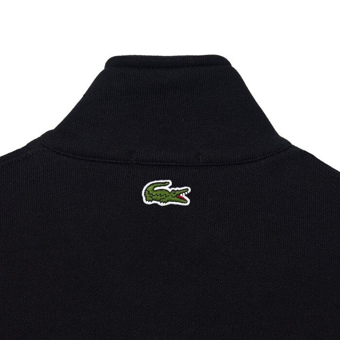 Lacoste Sweatshirt Jogger Unisexe Zippé En Coton Biologique - Noir