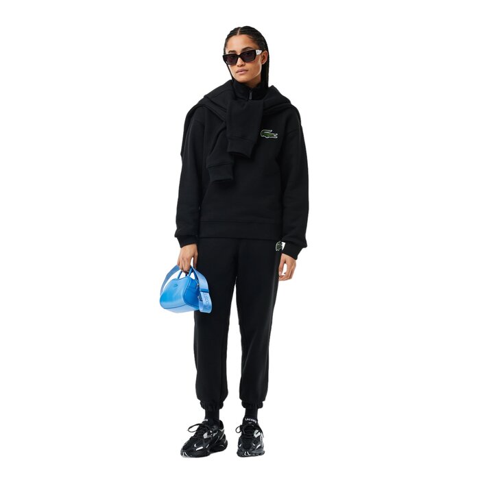 Lacoste Sweatshirt Jogger Unisexe Zippé En Coton Biologique - Noir