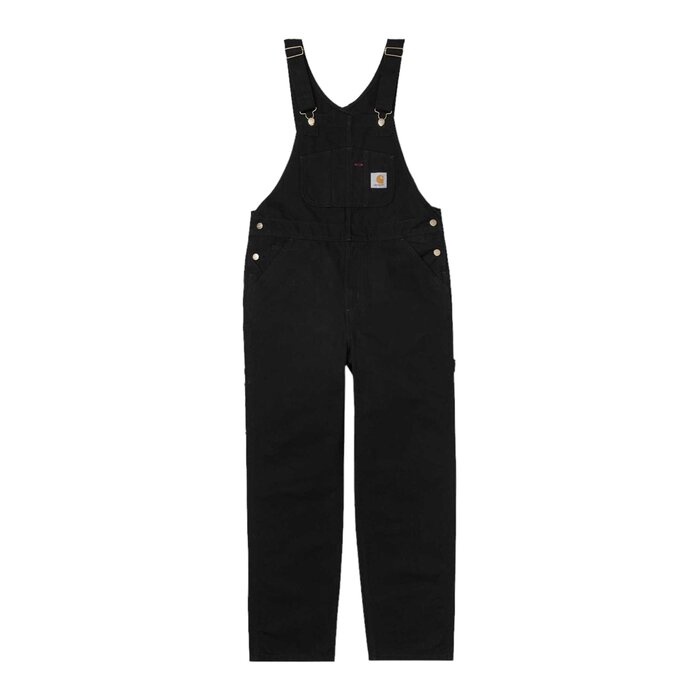 Carhartt WIP Bib Overall - Black (Rinsed)