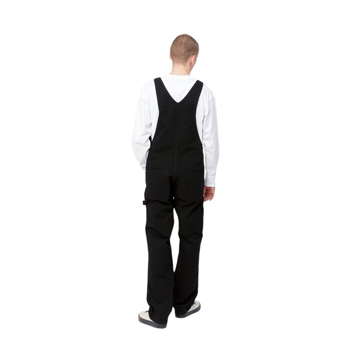 Carhartt WIP Bib Overall - Black (Rinsed)