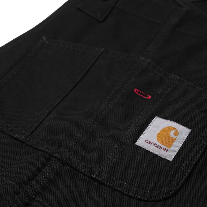 Carhartt WIP Bib Overall - Black (Rinsed)