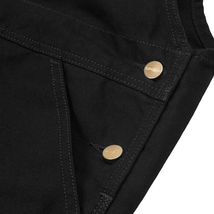 Carhartt WIP Bib Overall - Black (Rinsed)