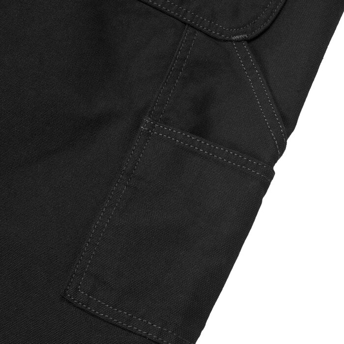 Carhartt WIP Bib Overall - Black (Rinsed)