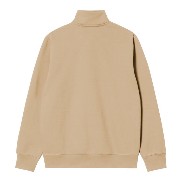Carhartt WIP Chase Neck Zip Sweat - Sable/Gold