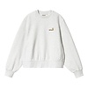 W' American Script Sweat - Ash Heather