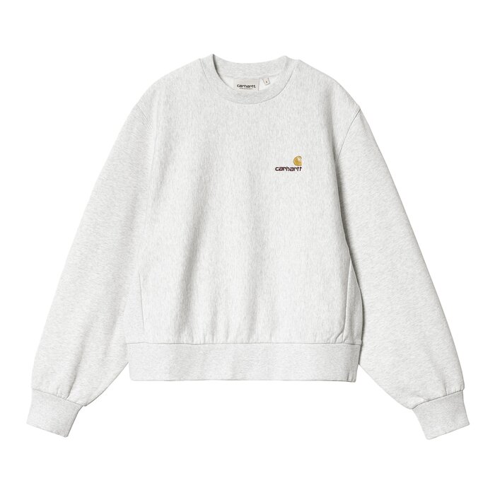 Carhartt WIP W' American Script Sweat - Ash Heather