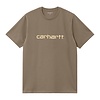 S/S Script T-Shirt - Branch/Rattan