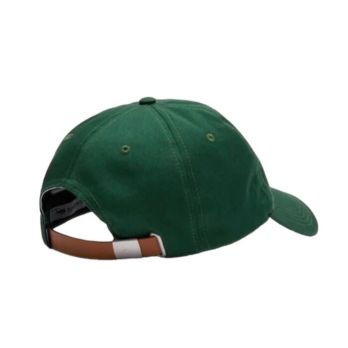 Lacoste Casquette en coton grand logo - Vert