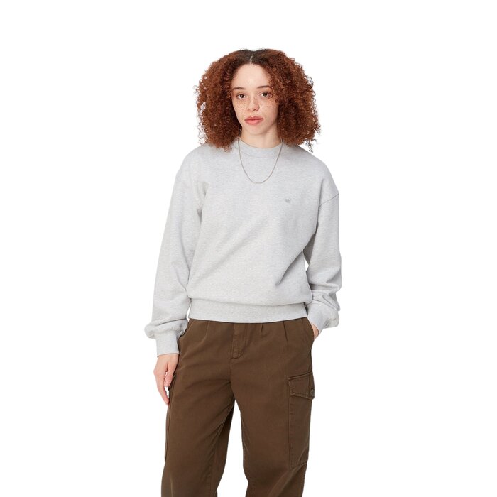 Carhartt WIP W' Casey Sweatshirt - Ash Heather/Silver