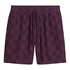 Range Checkerboard Cord Loose Short - Violet