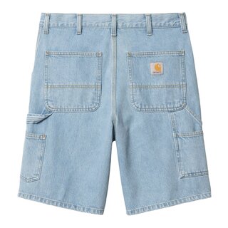 Carhartt WIP Single Knee Short - Blue (Heavy Stone Bleached)