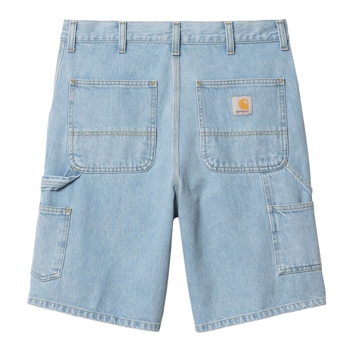 Carhartt WIP Single Knee Short - Blue (Heavy Stone Bleached)