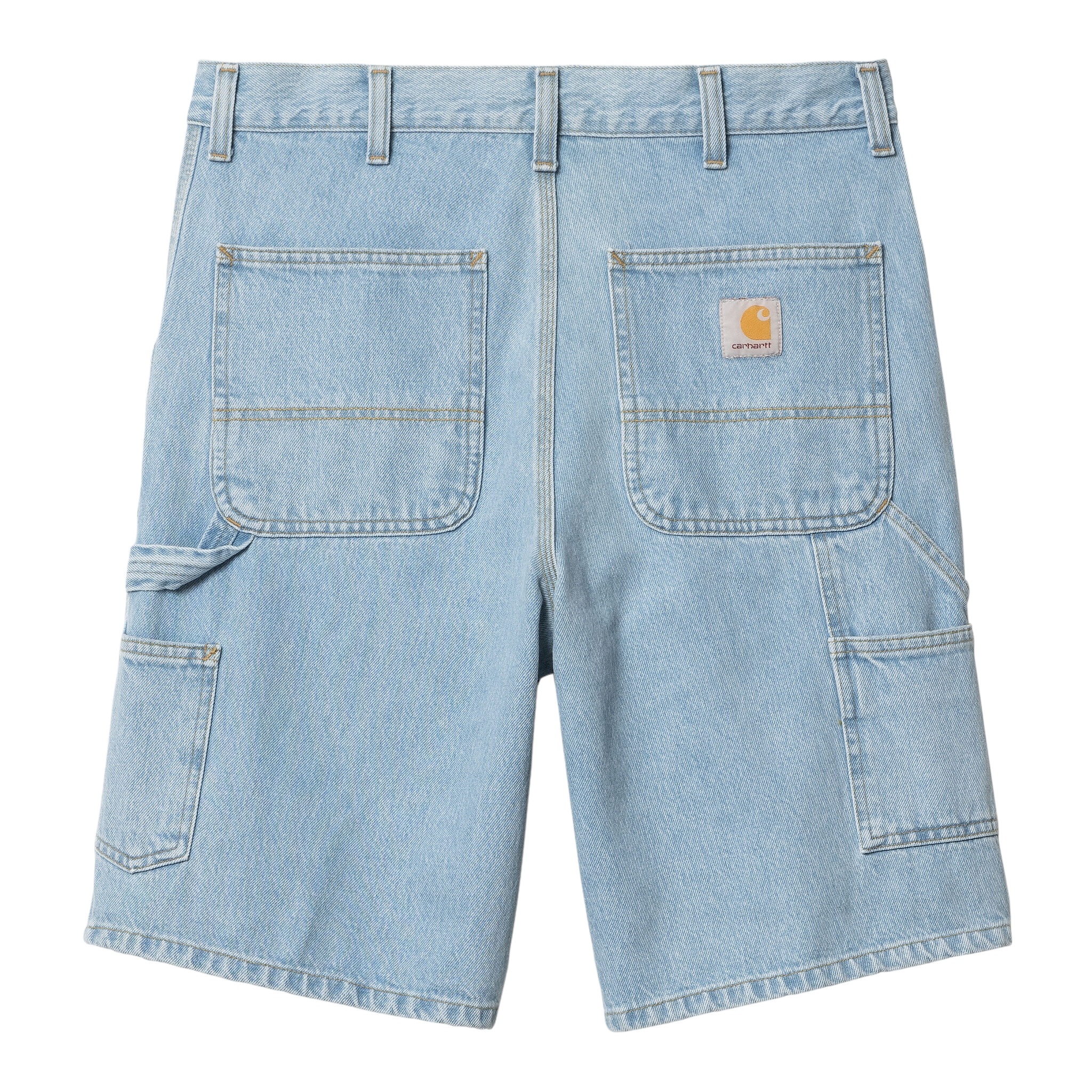 Carhartt WIP Single Knee Short - Blue (Heavy Stone Bleached)