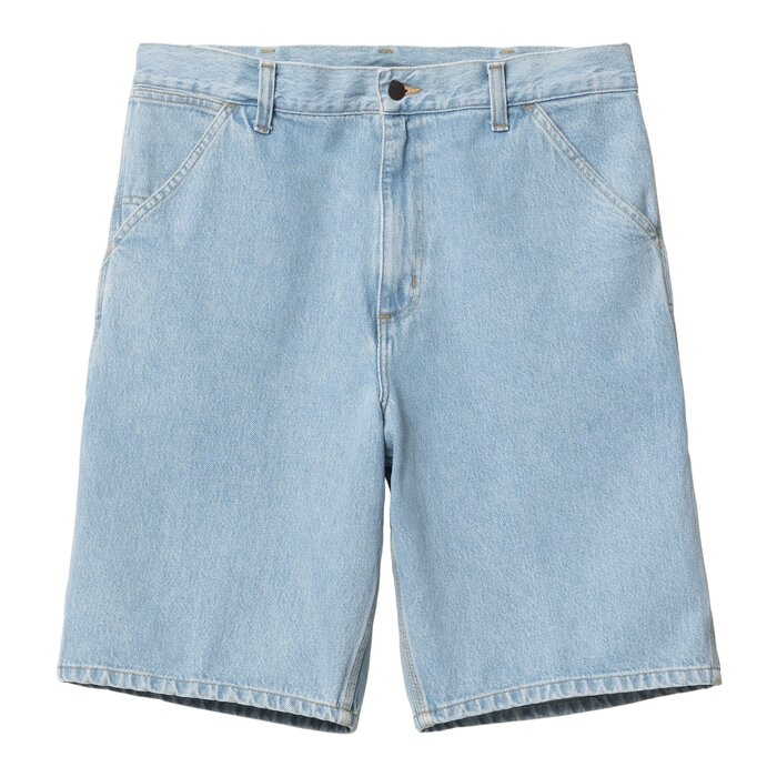 Carhartt WIP Single Knee Short - Blue (Heavy Stone Bleached)