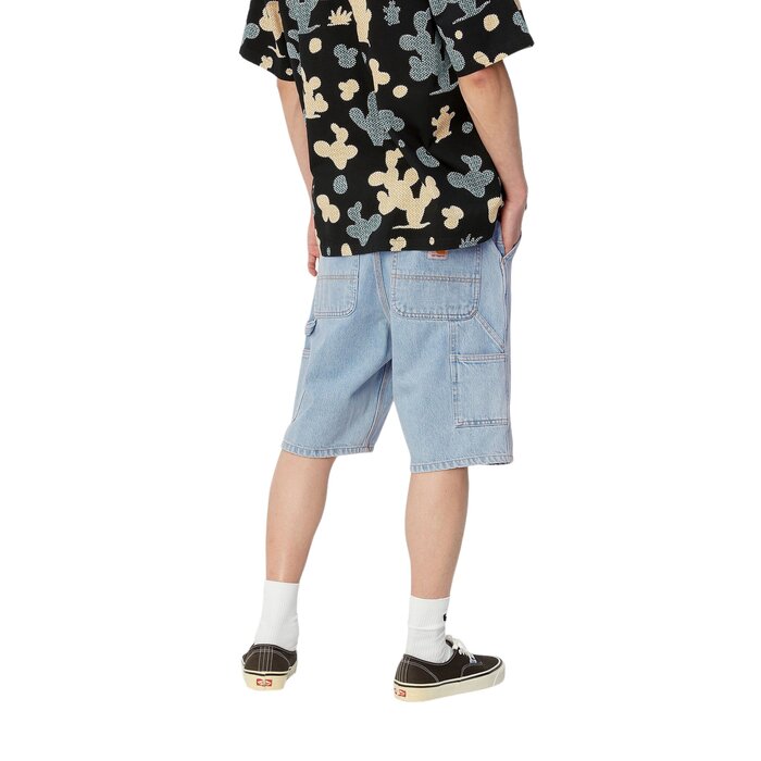Carhartt WIP Single Knee Short - Blue (Heavy Stone Bleached)