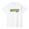 S/S Drip Tee  - White