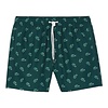 Short Lacoste Imprimé Crocodile - Vert/Blanc