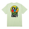 Obey Was Here T-shirt - Cucumber