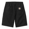 Flint Short - Black (Garment Dyed)