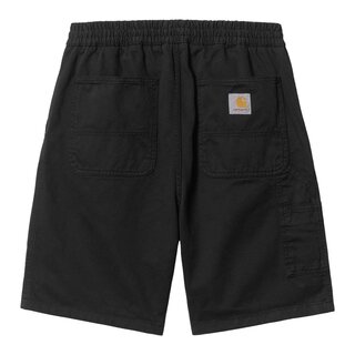 Carhartt WIP Flint Short - Black (Garment Dyed)
