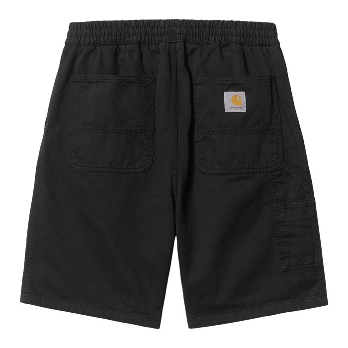 Carhartt WIP Flint Short - Black (Garment Dyed)