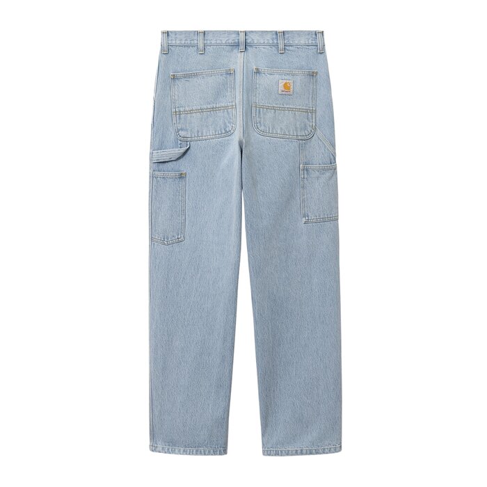 Carhartt WIP Single Knee Pant - Blue (Heavy Stone Bleached)