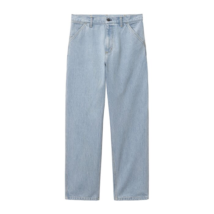 Carhartt WIP Single Knee Pant - Blue (Heavy Stone Bleached)