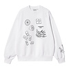 Carhartt WIP W' Isis Maria Lunch Sweat - White/Black