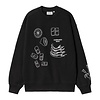 Carhartt WIP W' Isis Maria Lunch Sweat - Black/White