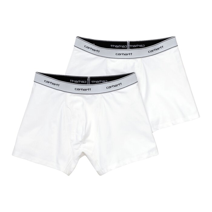 Carhartt WIP Cotton Trunks - White/White