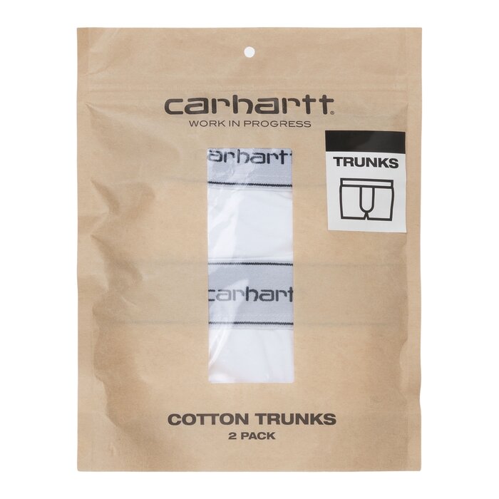 Carhartt WIP Cotton Trunks - White/White