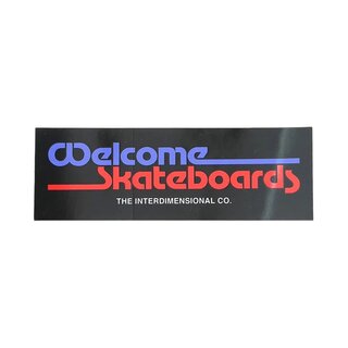 Welcome Interdimensional Sticker - Black/Red/Purple