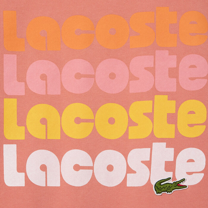 Lacoste Sweat Jogger Effet Délavé Imprimé Dégradé - Rouse Sierra